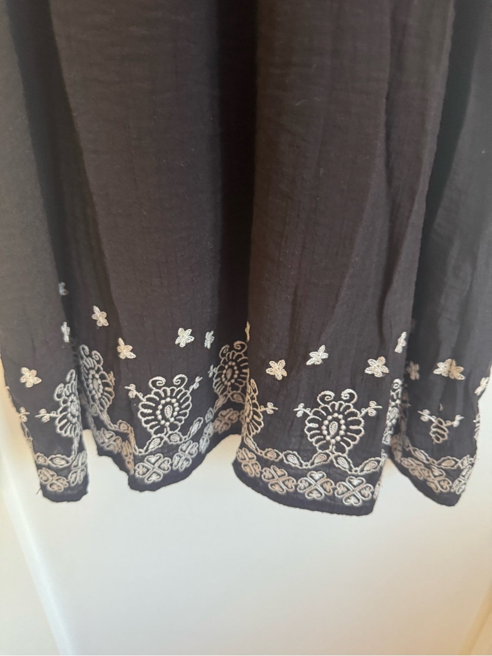 THML Stitch Fix Dress Women's Black Vittoria Embroidered A-Line Mini Halter, S - Picture 3 of 6